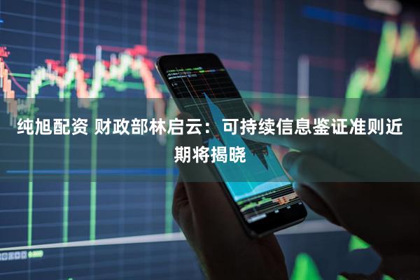 纯旭配资 财政部林启云:可持续信息鉴证准则近期将揭晓
