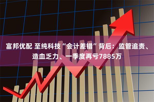 富邦优配 至纯科技“会计差错”背后：监管追责、造血乏力、一季度再亏7885万